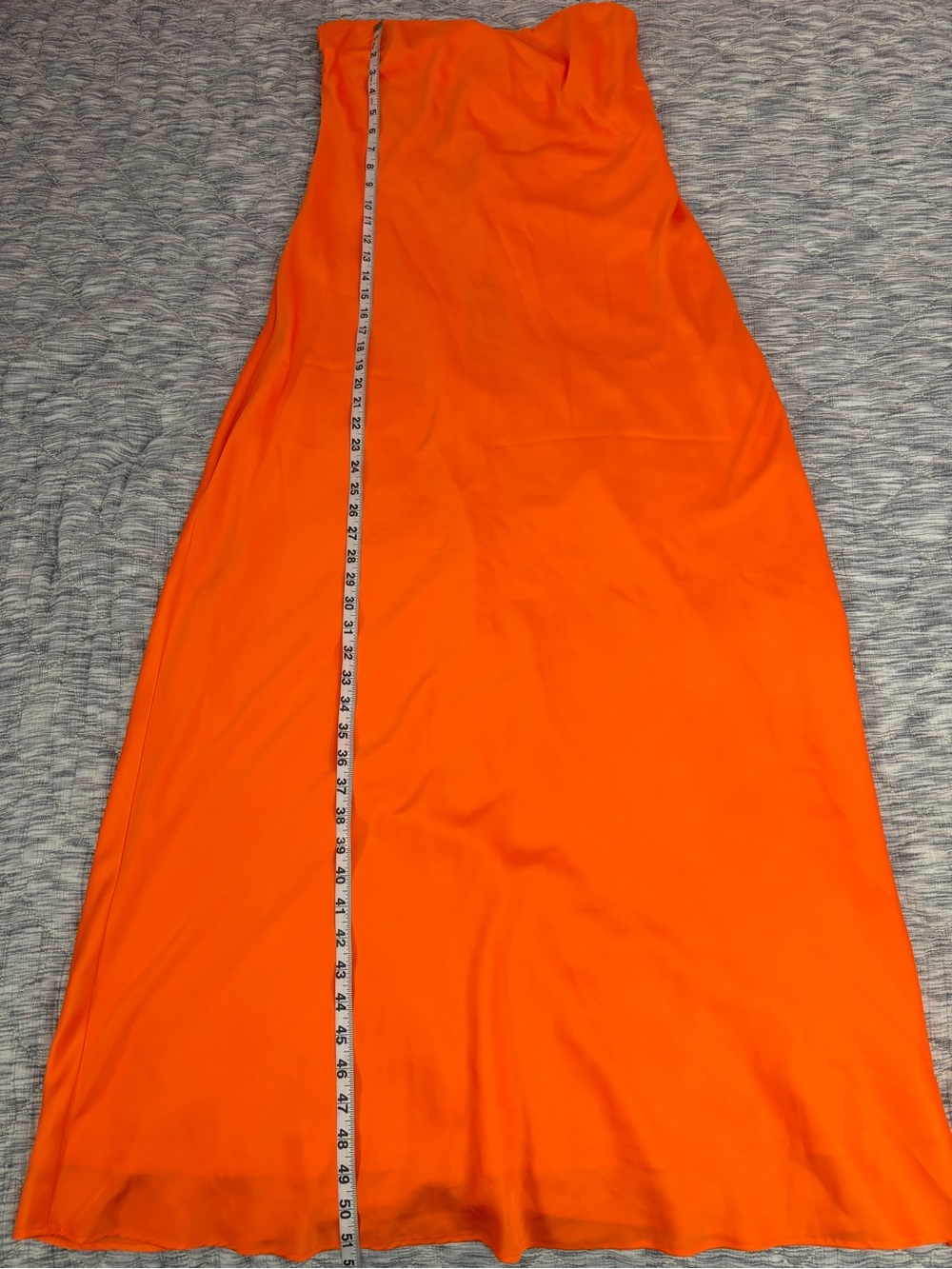 Gianni Bini Francesca Satin Dress In Mandarin Sz 12 NWT - - Picture 4 of 9
